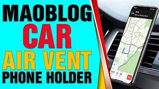 MAOBLOG Magnetic Mount,Universal Car Air Vent Phone Holder Mini Magnet Fast Capture Cradle