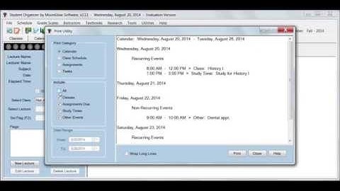 The "Utilities" menu.