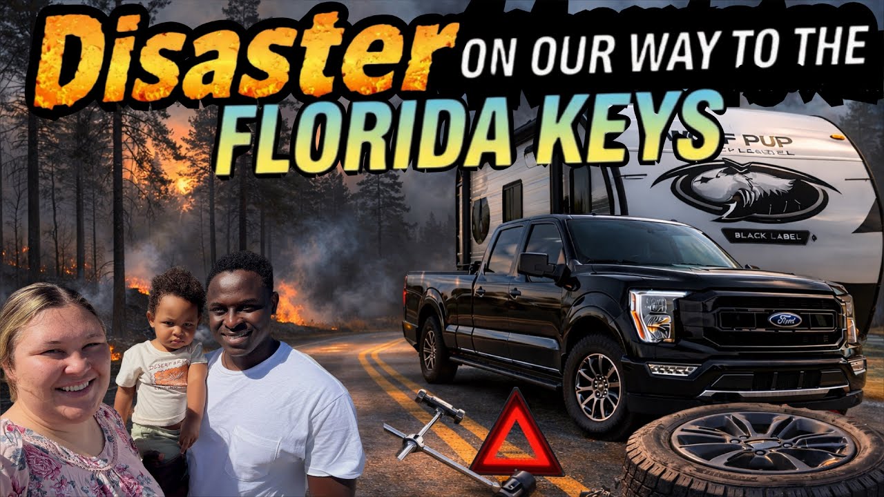 Disaster On Our Way To The Florida Keys | Forest Fire |Camper/RV |Travel | DITL |The Bichanga Family