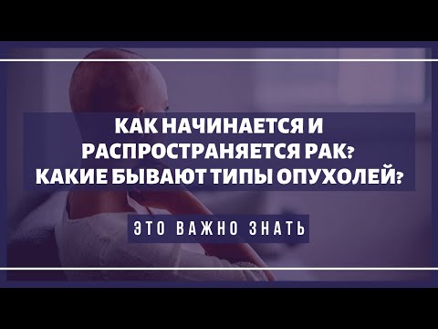 Как начинается и распространяется рак? Какие бывают типы злокачественных опухолей?