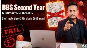 BBS Second year Business communication- How to pass exam?