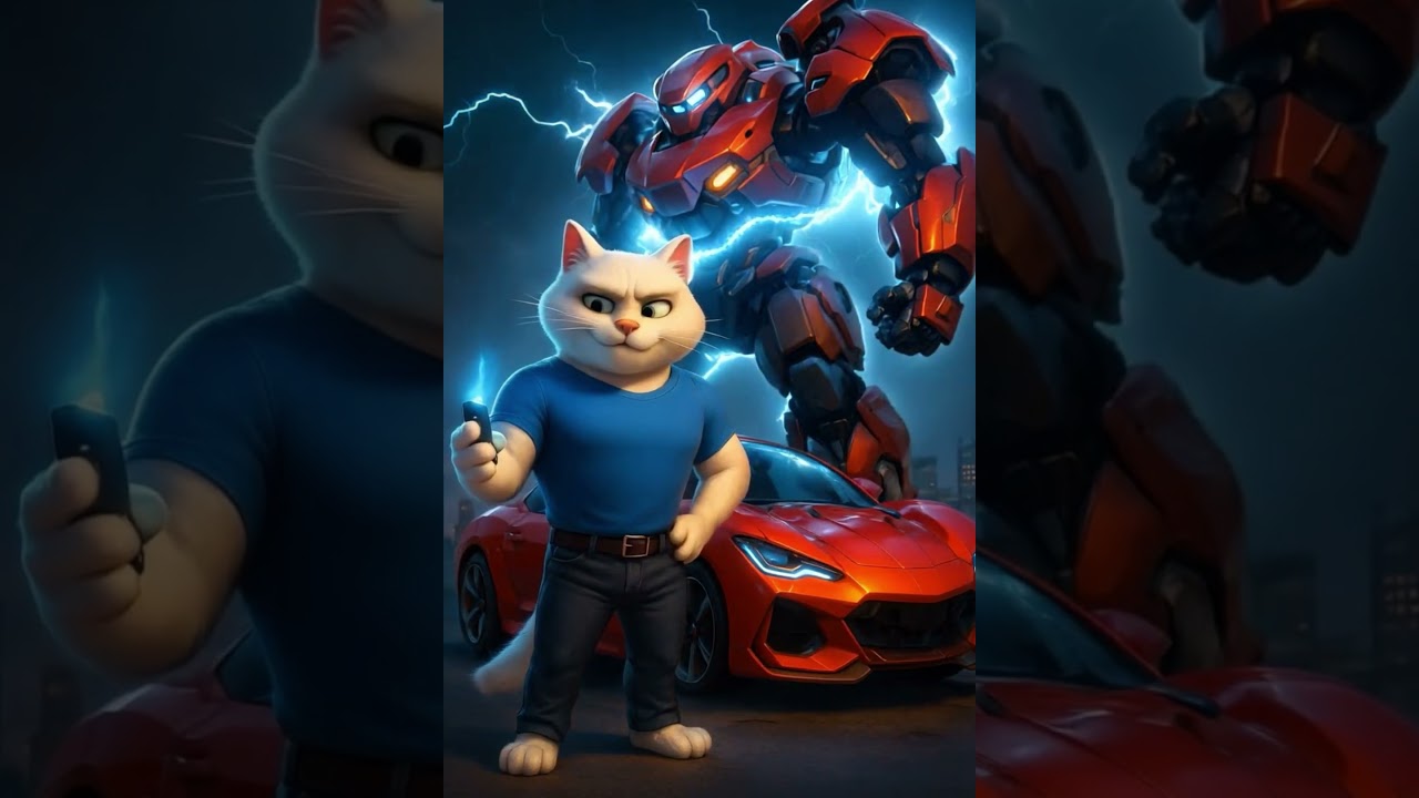 🐱💥Kitten robot🤖🤖 ⚡😱