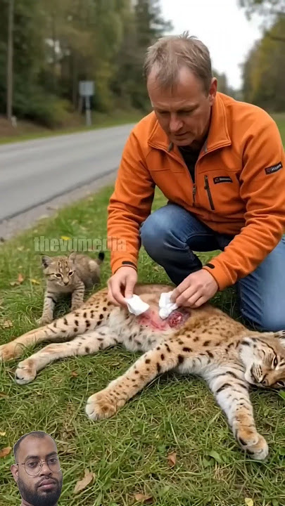 Dying Lynx Catches A Lucky Break when Bystander Steps In #rescue #animalrescue #animals #wildlife
