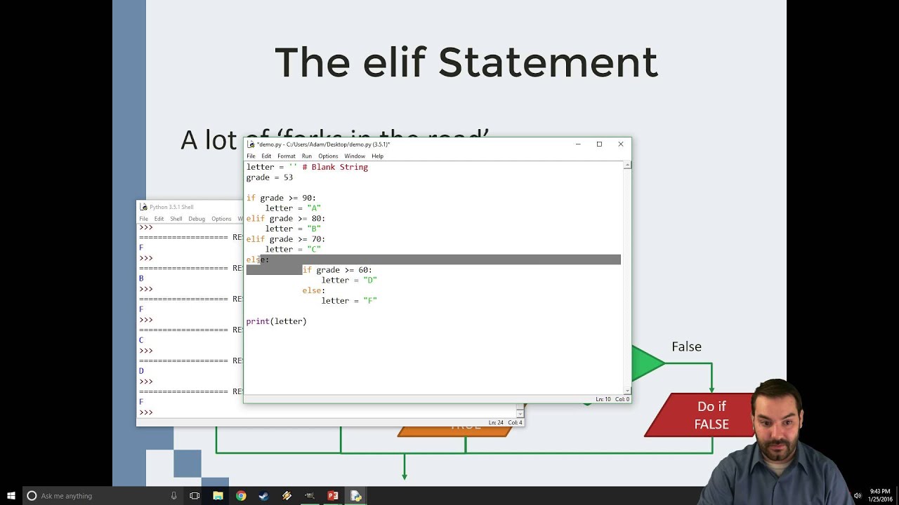 Python's Elif Structures - YouTube