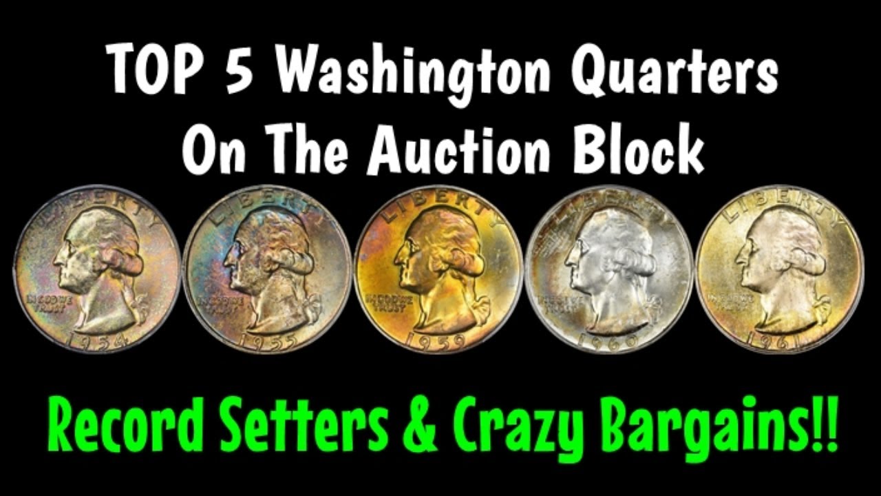 TOP 5 Washington Quarters Worth BIG Money Will These Coins Set