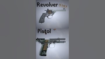 Revolver Vs Pistol || animation video || #shorts