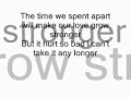 I wanna grow old with you - westlife lyrics