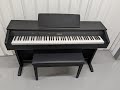 Casio celviano ap260 digital piano and stool in satin black finish stock number 23222