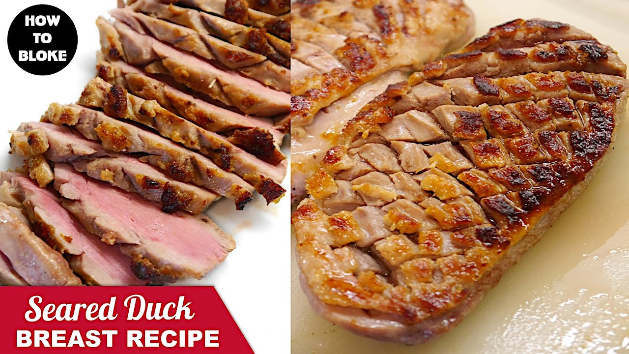 HowToBloke makes PanFried Breast of Duck — an easy griddle pan fried