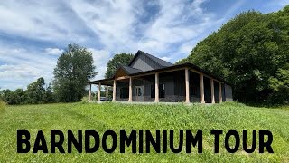 BARNDOMINIUM TOUR- STILL UNDER CONSTRUCTION