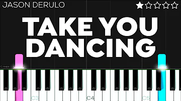 Jason Derulo - Take You Dancing | EASY Piano Tutorial