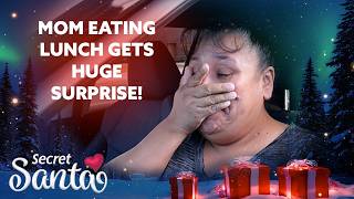 Single Mom Eating Lunch With A Coworker Gets Life-Changing Surprise From A Secret Santa