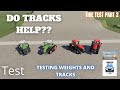 DO TRACKS HELP? - Farming Simulator 19 Test Video