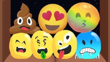 Emoji Blitz: Merge Puzzle Game Blob Merge 3D Drop Jelly 2048 - Gameplay Android,iOS 64k,128k,256k