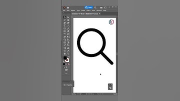 Learn How to Make a Search Icon in Adobe Illustrator #shortvideo #searchicon #learn