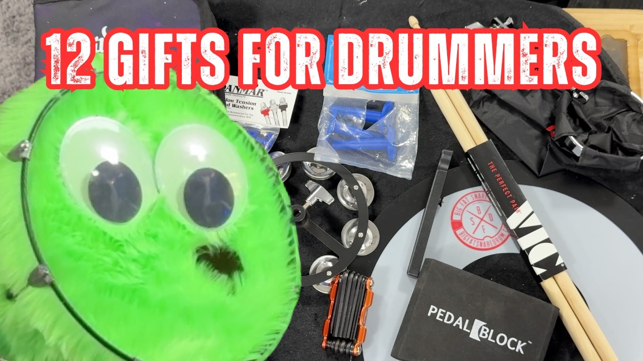 12 GIFT IDEAS for Drummers | Just in Time for the Holidays! - YouTube