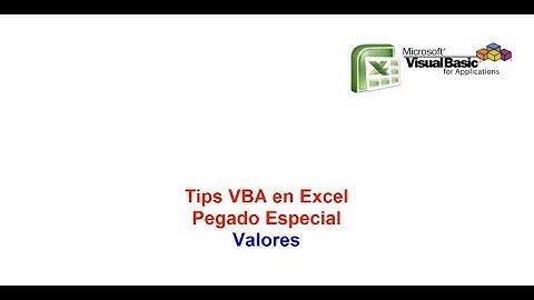 Tips VBA en Excel Pegado Especial