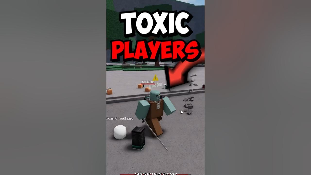 Trolling TOXIC PLAYERS in The Strongest Battlegrounds ROBLOX #shorts