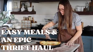 Epic Thrift Haul | Winter Day on the Homestead