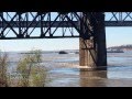 Barge sinks after it hits Mississippi River bridge in Vicksburg