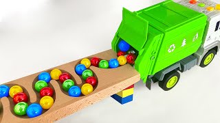 ASMR Video - How To Make Concrete Mixer Truck from Magnetic Balls (Satisfying)