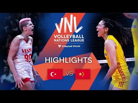 🇹🇷 TUR vs. 🇨🇳 CHN - Highlights Week 1 | Women's VNL 2022