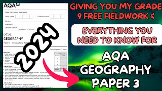Everything you need to know GCSE Geography Paper 3- All of my Grade 9 FREE fieldwork