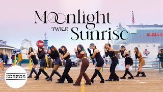[KPOP IN PUBLIC | ONE TAKE] TWICE - MOONLIGHT SUNRISE Dance Cover 댄스커버 | Koreos