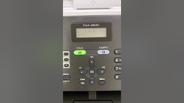 How to fix no transmission report of brother IntelliFAX 2840