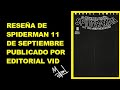 Reseña de Spiderman 11 de Septiembre, publicado por Editorial Vid.