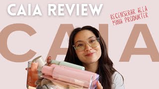 ✨ Recenserar ALLA mina produkter från CAIA Cosmetics - Vilka produkter är värda att köpa? 🌟