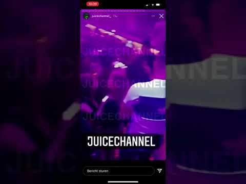 Lars Veldwijk (ex Monica Geuze) in de club met Sarah van Soelen tijdens relatie