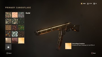 PPSH-41 GOLD CAMO | Call of Duty: WWII