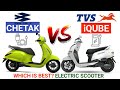 2020 Bajaj Chetak Vs Tvs iQube | Electric Scooter | Comparison | Top Speed |  which is best? |minute