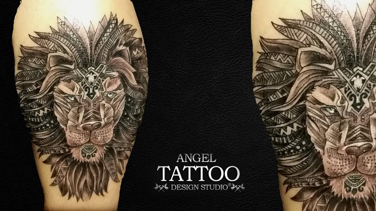 Lion tattoo | Lion tattoo designs | Leo tattoo for men - YouTube