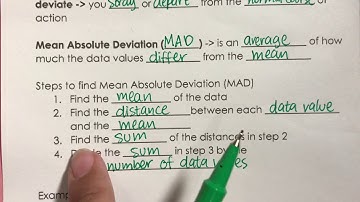 Mean Absolute Deviation (Pt. 1)