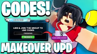 *NEW* ALL WORKING MAKEOVER UPDATE CODES FOR TENNIS ZERO! ROBLOX TENNIS ZERO CODES