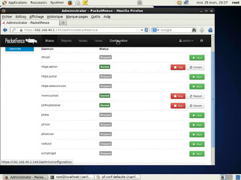 Configuration Packet Fence