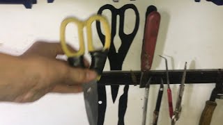 Workshop tool storage - magnetic strips and more ! 