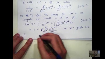 Inverse tan power series