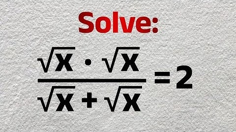 95% Failed This! | Solving A Tricky Radical Equation Step-by-Step | SAT, ACT, GCSE Maths
