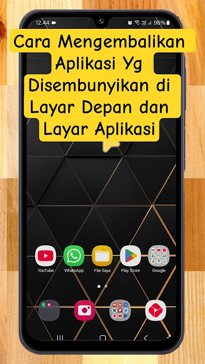 How to Restore Hidden Apps on Home Screen and App Screen #hideapps