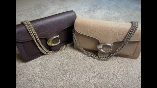 NEW: Coach Leather Covered Chain Strap 