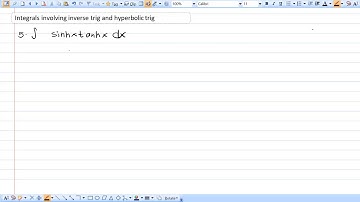 [Math 21] Disc 4.3 Integrals Involving Inverse Trig And Hyperbolic Functions (Part 2 of 2)