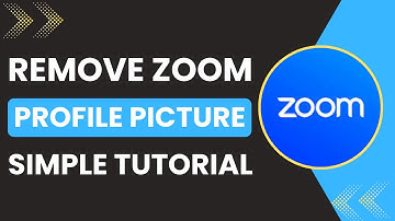 How To Remove Zoom Profile Picture !