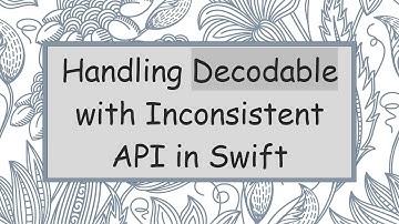 Handling Decodable with Inconsistent API in Swift