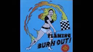 Various – Flaming Burn Out! An Estrus Benefit Comp, Surf, Garage Rock, Punk Music Album Compilation