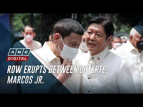 Row erupts between Duterte, Marcos Jr. | ANC