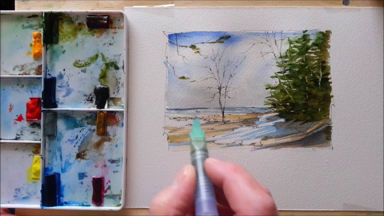 Micron Pens Demonstration - My Favorite Waterproof Pen to Use With  Watercolor - Your Creative Adventure