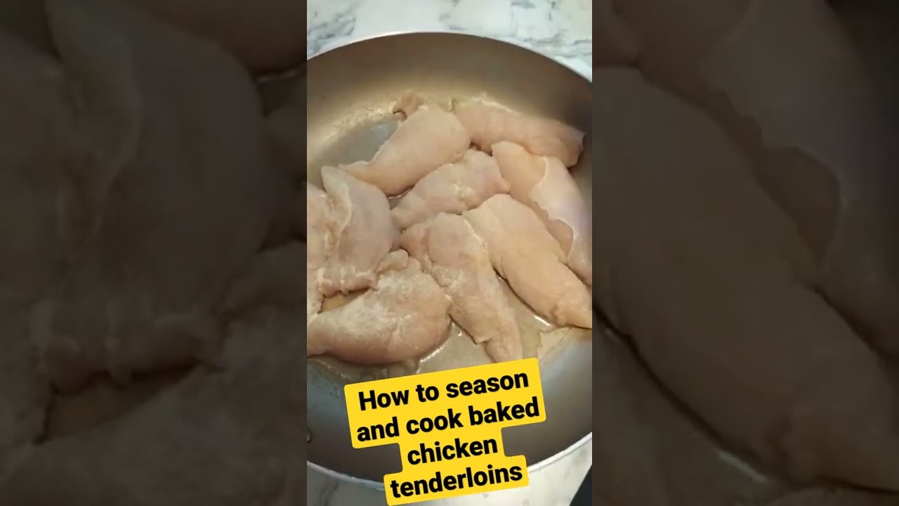 baking chicken tenderloins recipes